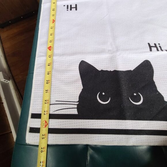 Black Cat Hand Towel Halloween Decor Bathroom Decoration Kitchen Dish Cloth Gift - Picture 11 of 11